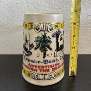 Anheuser-Busch "Advertising Through the Decades" beer stein 1996 #00919